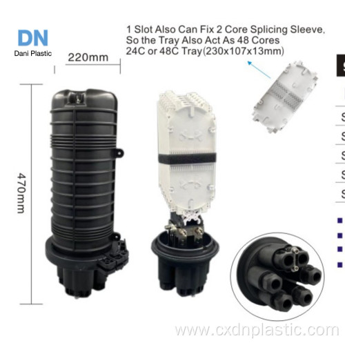 Underground Fiber Optic Splice Enclosure